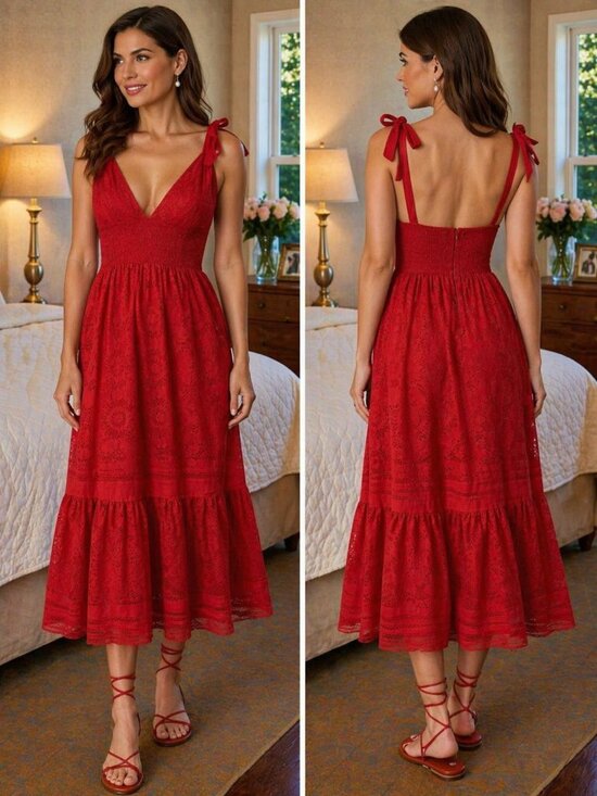Alice + Olivia Dresses & Skirts - Alice + Olivia Levine Eyelet-Embroidered Linen Blend Maxi Dress $660
